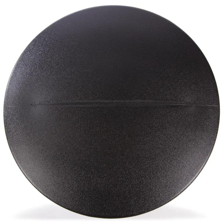 Black Ergonomic Drum Base Swivel Active Sitting Stool