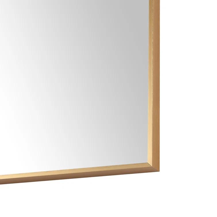 Ledel Modern & Contemporary Rectangle Bathroom Vanity Mirror Metal Framed Wall Mirror
