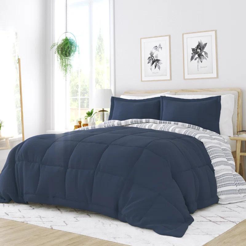 Becky Cameron Down Alternative Farmhouse Dreams Reversible Comforter Set