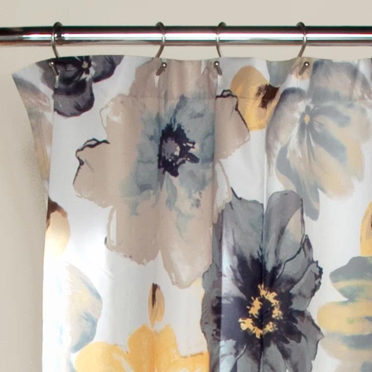 Lush Decor Floral Single Shower Curtain & Reviews | Wayfair