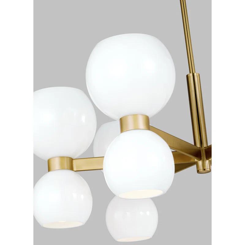 kate spade new york Londyn 12 - Light Dimmable Wagon Wheel Chandelier