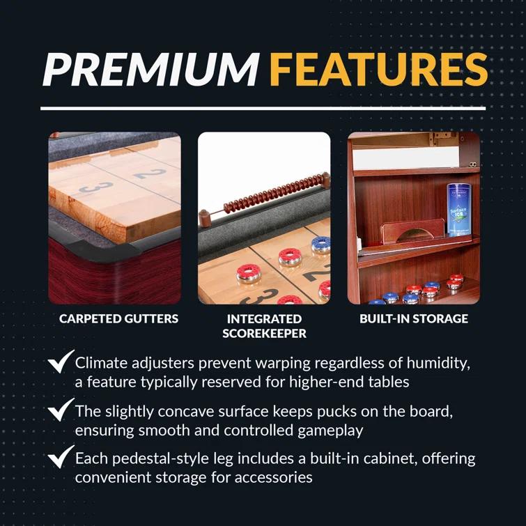 Hathaway Games Challenger Hathaway Games Shuffleboard Table