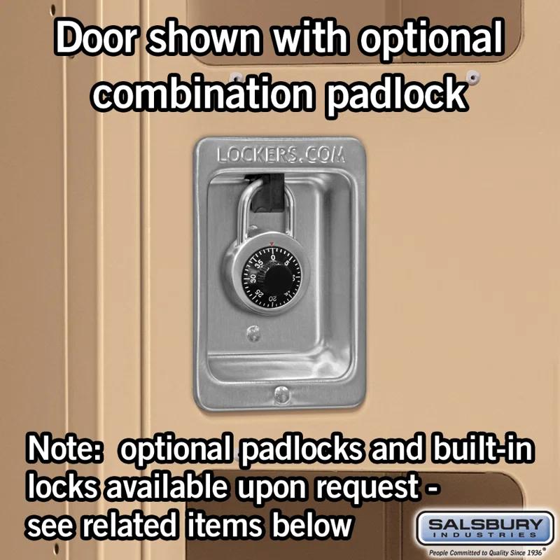 Salsbury Industries Metal 2 - Tier 36'' with Padlock