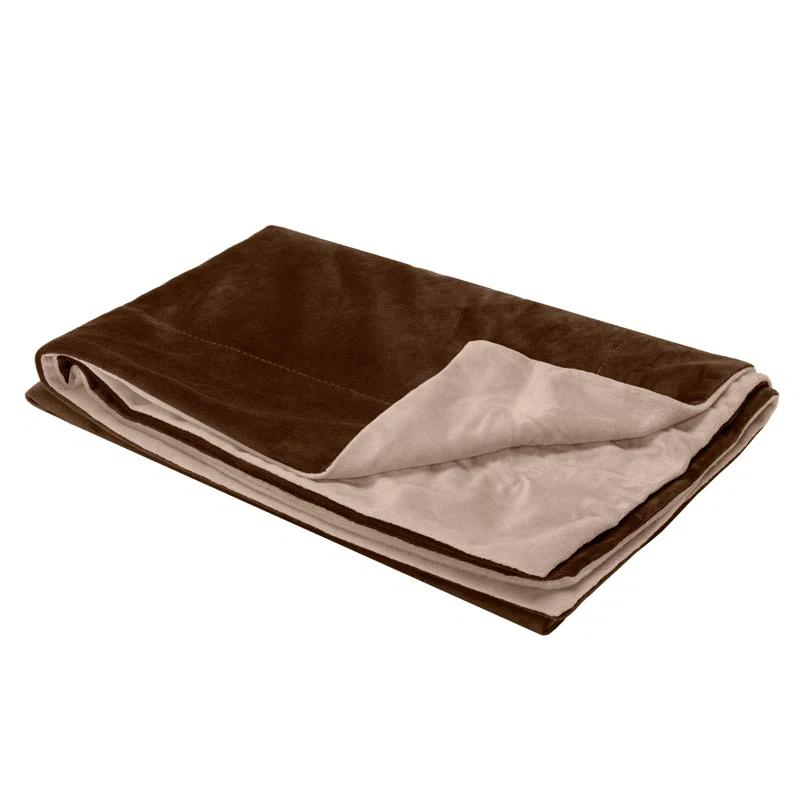 FurHaven Waterproof Faux Velvet Throw Blanket