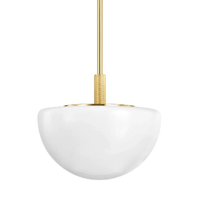 Hammond Pendant Light - Aged Brass / 19" Dia