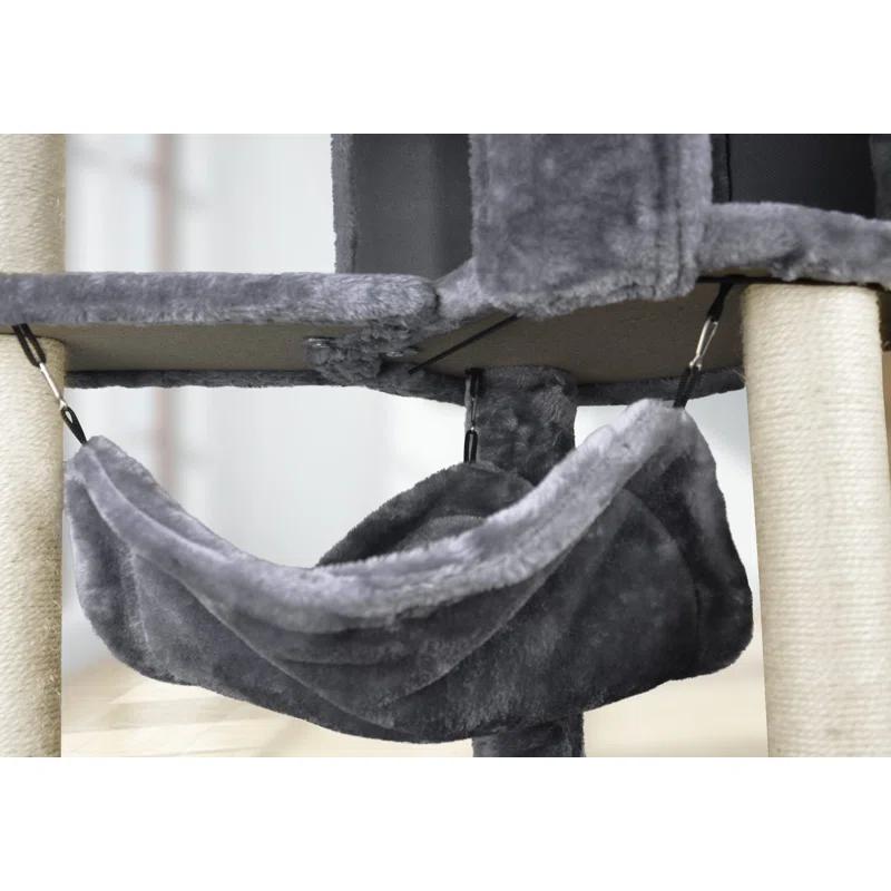 Tucker Murphy Pet™ Cat Tree With Condo, Scratching Posts & Hanging Ball For Kittens And Medium Breeds