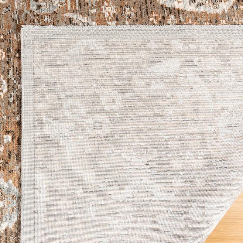 Gertmenian Damita Gavi Traditional Moroccan Brown/Tan/Beige/Ivory Polypropylene Area Rug