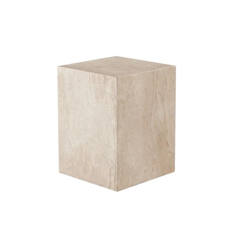Diamond Sofa Ark End Table Collection Marble Top End Table