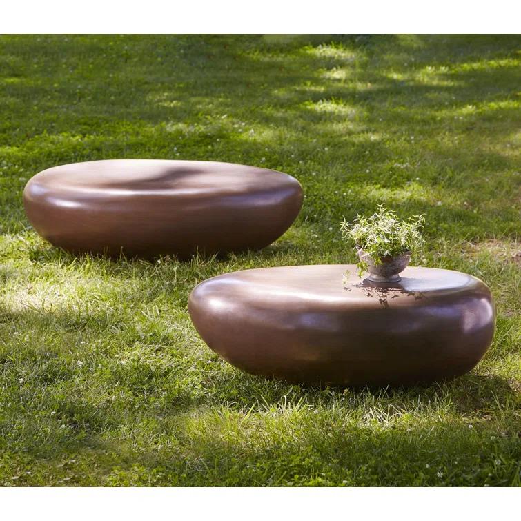 Phillips Collection River Stone Solid Coffee Table