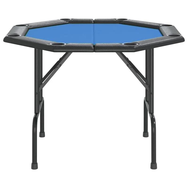 VidaXL VidaXL Folding Poker Table Texas Holdem Table 8 Players Portable Casino Table