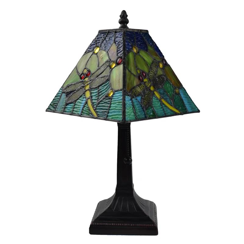 Amora Lighting Tiffany Metal Table Lamp