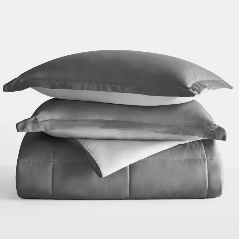 Becky Cameron Reversible Down-Alternative Comforter Bedding Set