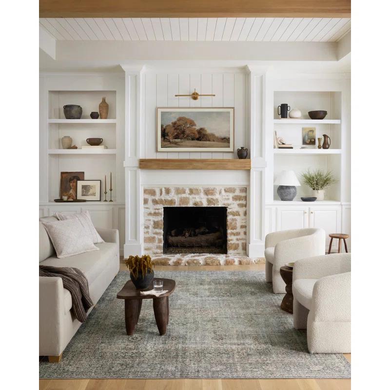 Chris Loves Julia x Loloi Chris Loves Julia X Loloi Jules Emerald / Antique Ivory Area Rug