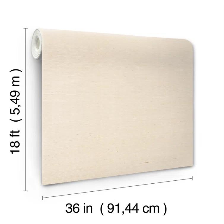 Birch Lane™ Weatherhill Natural Sisal Peel and Stick Grasscloth Wallpaper