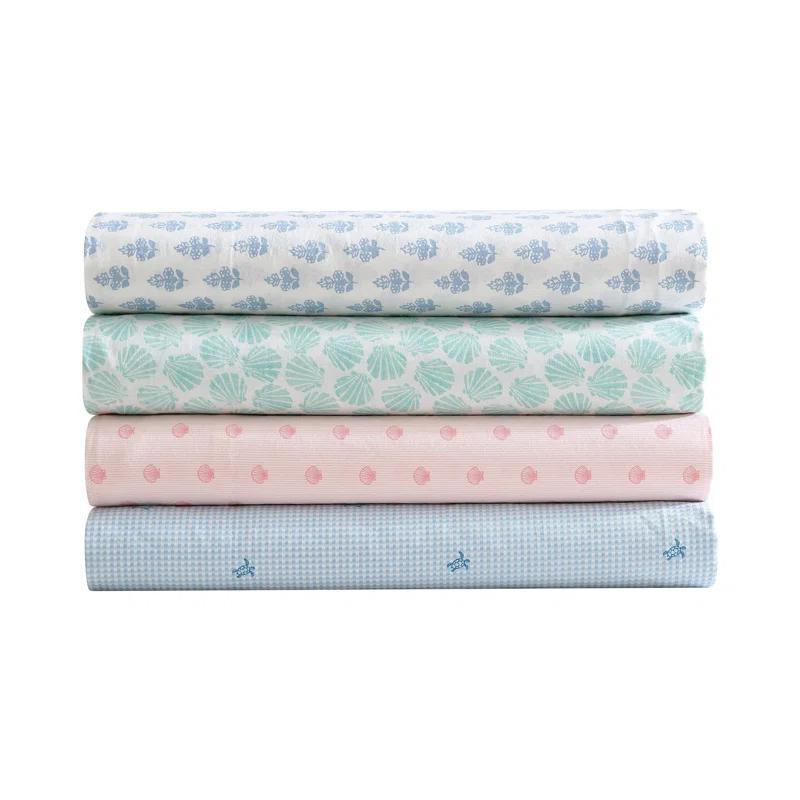 Laura Ashley Laura Ashley Printed Cotton Percale Sheet Set