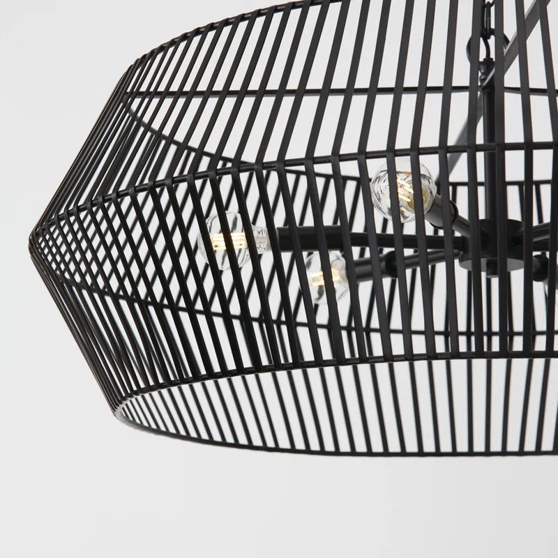 Capital Lighting Kaiya 6 - Light Dimmable Cage Chandelier