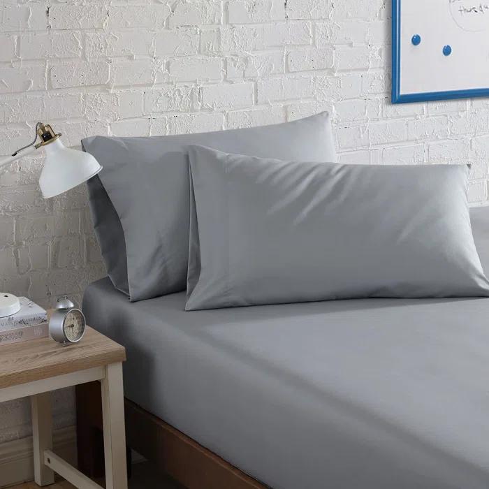 Nautica Microfiber Stripe Nautica Fitted Sheet and Standard Pillowcase Sets