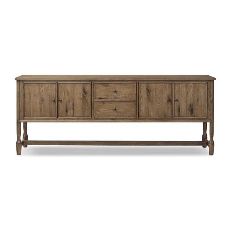 Bari Sideboard by Amber Lewis x Four Hands - Weathered Oak / 84"W