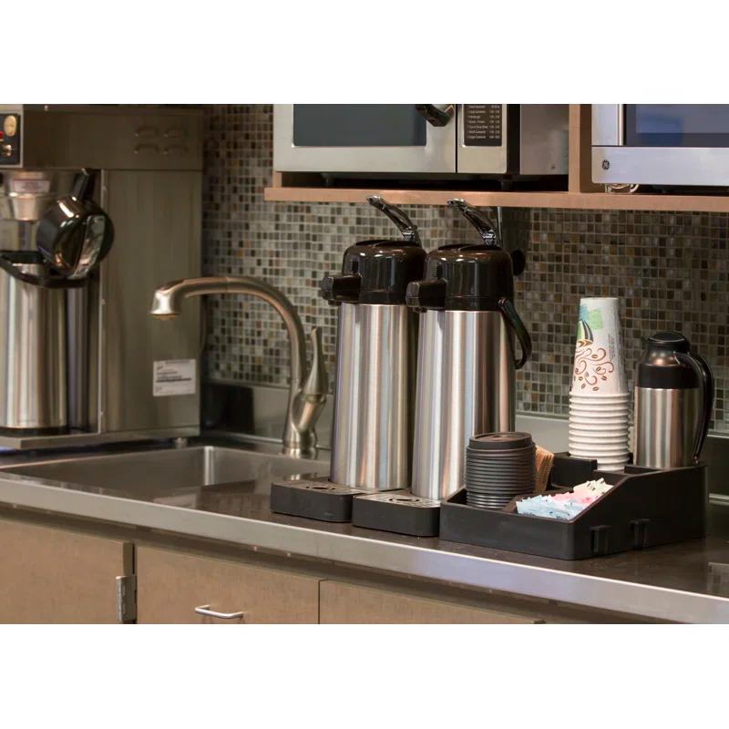 Service Ideas Glass Vacuum Insulated Airpot with Lever Lid