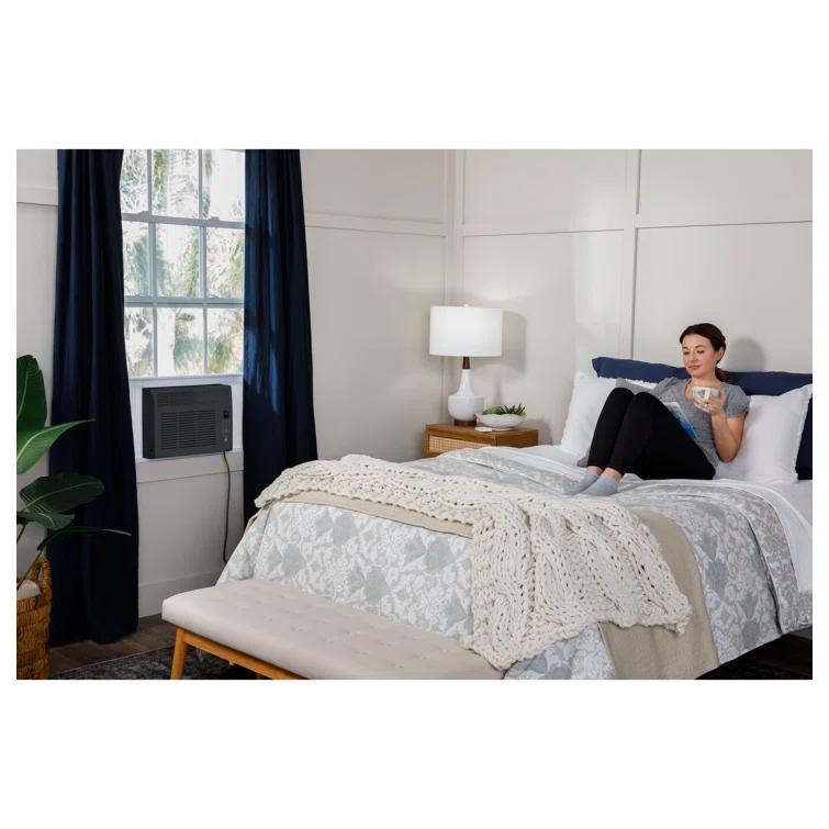 GE Appliances GE 6,000 BTU Electronic Window Air Conditioner For Small Rooms Up To 250 Sq Ft., Black