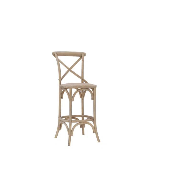 Modway Modway The Gray Barn Hidden Hill Elm Wood Barstool