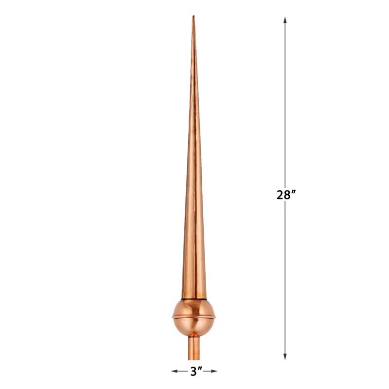 Good Directions Gawain Metal Rooftop Finial