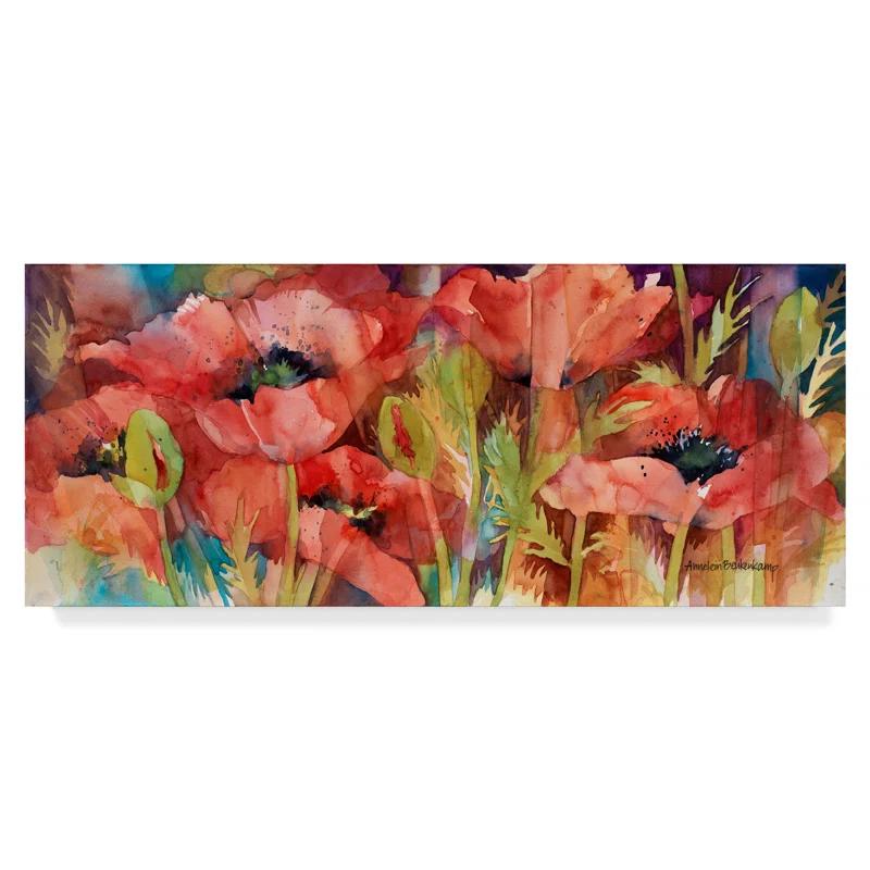 Trademark Fine Art Annelein Beukenkamp " Petals On Parade " by Annelein Beukenkamp