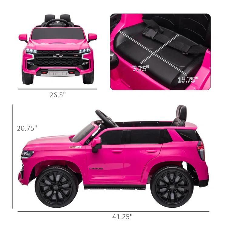 Aosom Aosom 12 Volt 1 Seater All-Terrain Vehicles Battery Powered Ride On with Remote Control