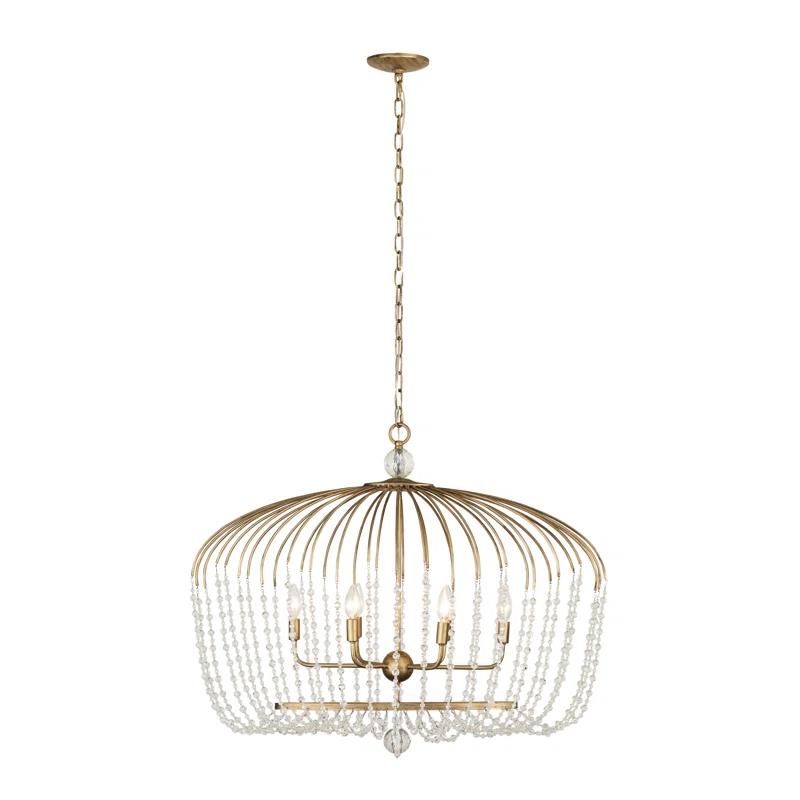 Voliere 6 - Light Havana Gold Unique/Statement Pendant