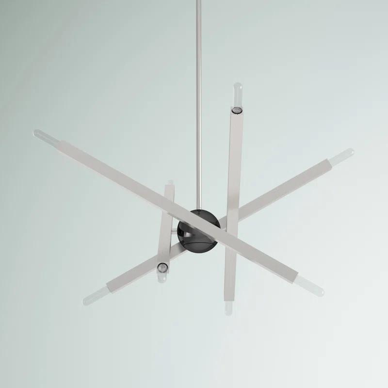 Mercury Row® Lydia 8 - Light Dimmable Modern Linear Chandelier