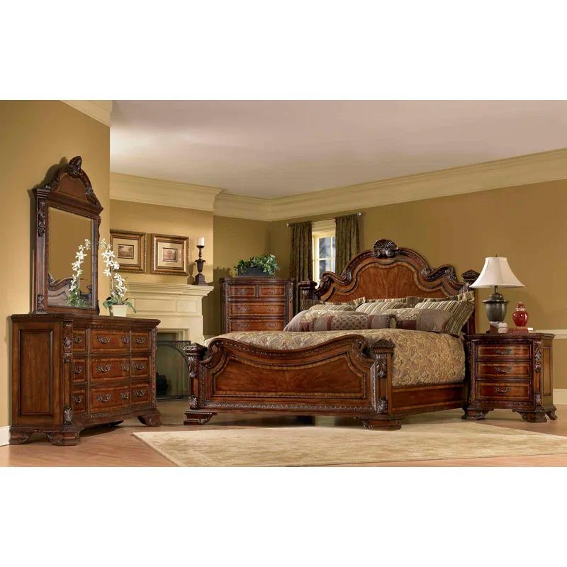 A.R.T. Old World Solid Wood Standard Bed