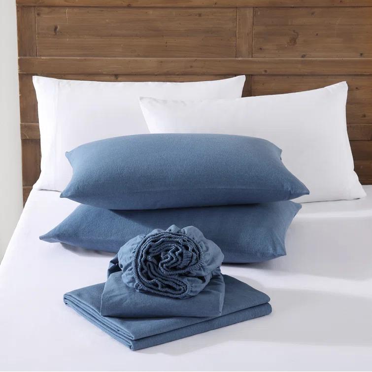 Eddie Bauer Eddie Bauer Solid Cotton Flannel Sheet Sets
