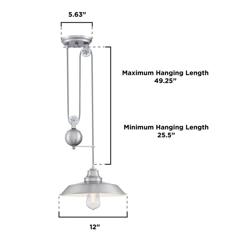 Westinghouse Lighting Iron Hill 1 - Light Single Pendant