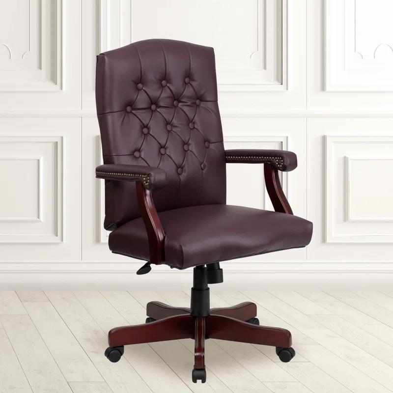 Flash Furniture Executive Swivel Office Chair with Arms