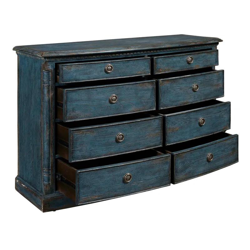 Pulaski Furniture Robin Egg 8 Drawer 51.97" W Double Dresser