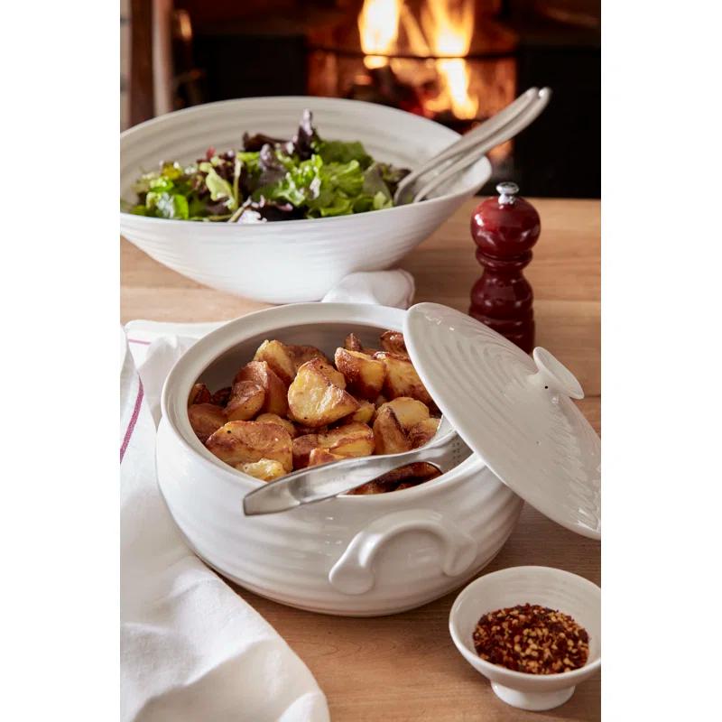 Portmeirion Sophie Conran-White Platter, Round 12"