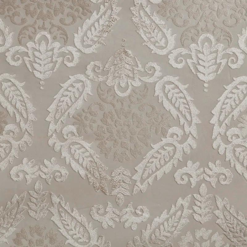 SunSmart Amelia Knitted Jacquard Paisley Total Blackout Grommet Top Curtain Panel