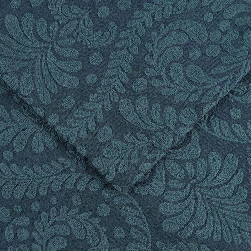 Aspen Floral Scalloped Edge Cotton Blend Coverlet / Bedspread Set