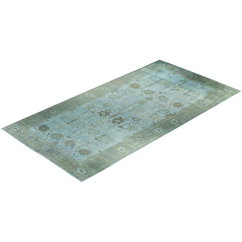 Isabelline One-of-a-Kind 19' 7" X 9' 10" 2010s Wool Area Rug in Blue