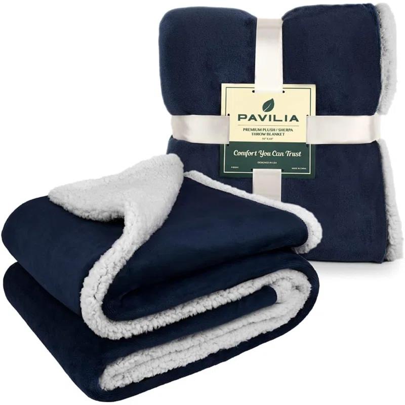 Pavilia Hand Woven Throw Blanket