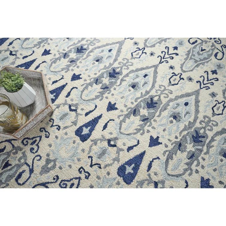 EXQUISITE RUGS Sarasota Wool Ikat Indoor Rug