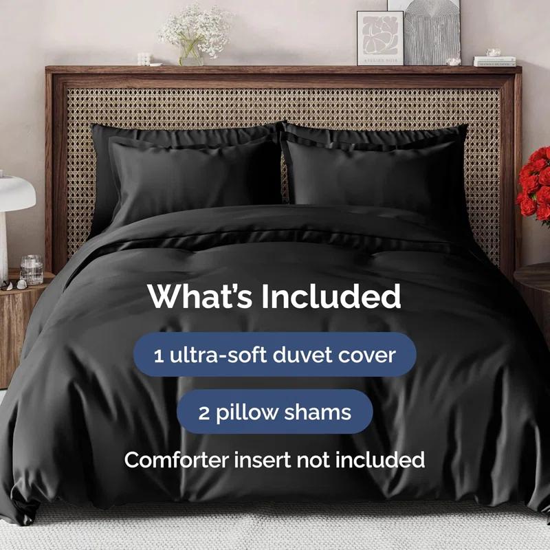 CGK Linens Premium Hotel Quality Soft & Cooling Duvet Cover Set