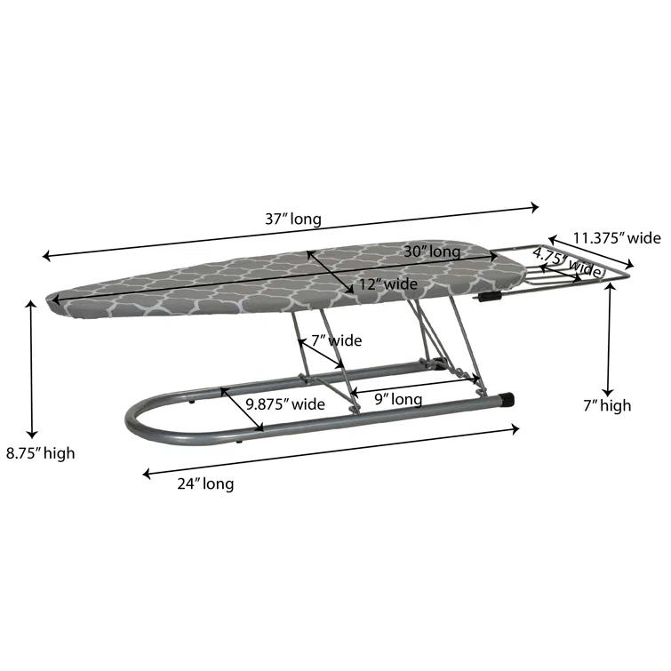 Household Essentials Metal Tabletop Ironing Board