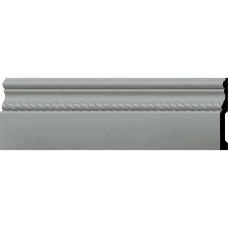 Ekena Millwork Oslo Rope Baseboard Moulding (12-Pack)