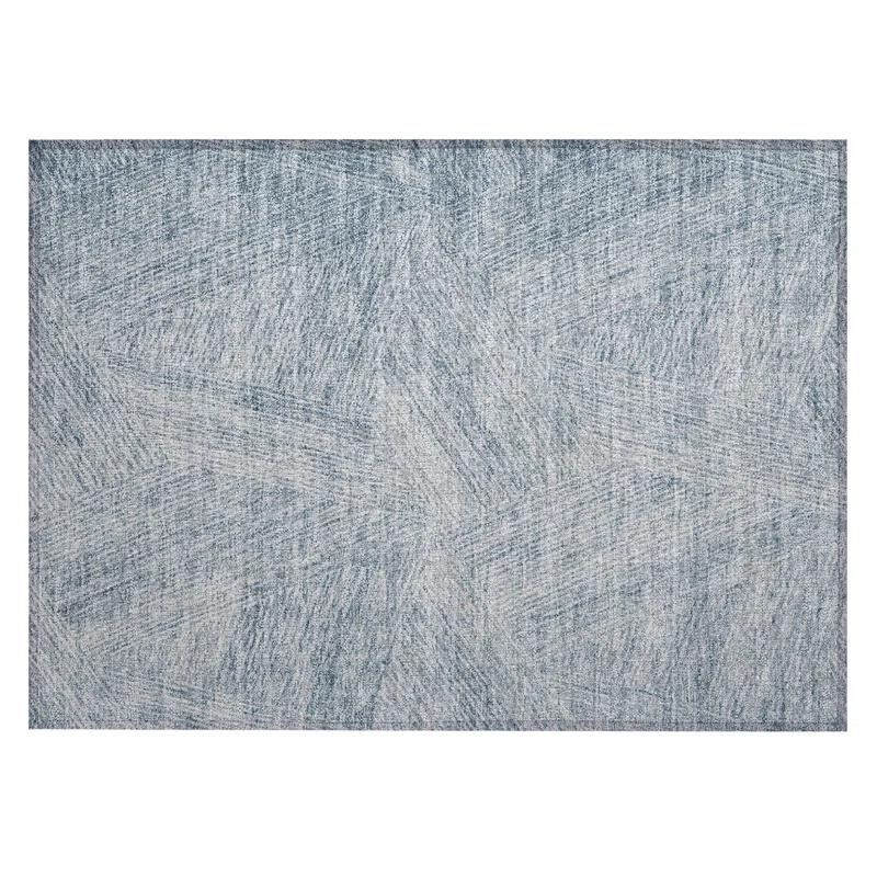 Chayden ACN991 1'8" x 2'6" Machine Washable Gray Indoor/Outdoor Area Rug