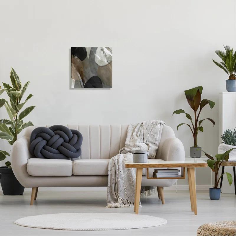 Stupell Industries " Contemporary Round Layered Shapes " by Carol Robinson Painting Print