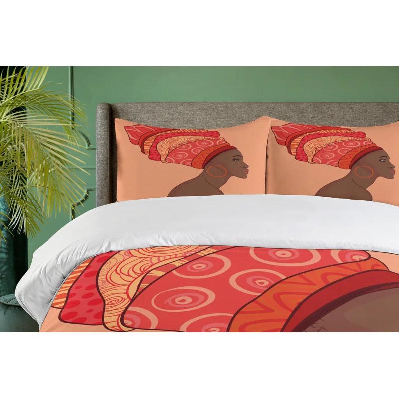 Ambesonne African Modern & Contemporary Duvet Cover Set