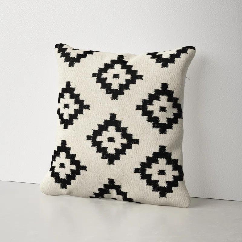 Jada Geometric Wool Throw Pillow