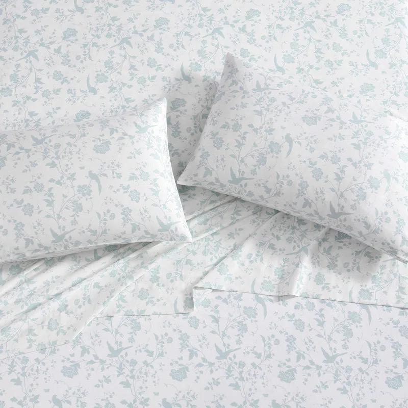 Laura Ashley Laura Ashley Sateen Cotton Printed Sheet Sets