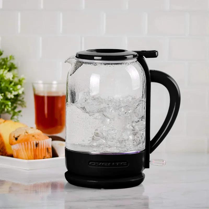 Ovente 1.5 qt. Glass Electric Tea Kettle